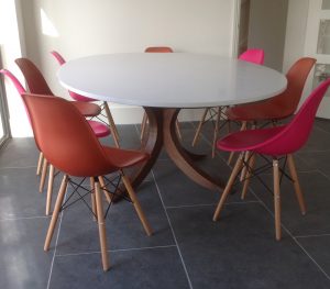 We crafted this white quartz table top for bespoke kitchen company Henderson and Redfearn. Expert stonemasonry service across Essex