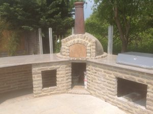 Granite BBQ area, worktops fitted in Essex by Millstone Designs