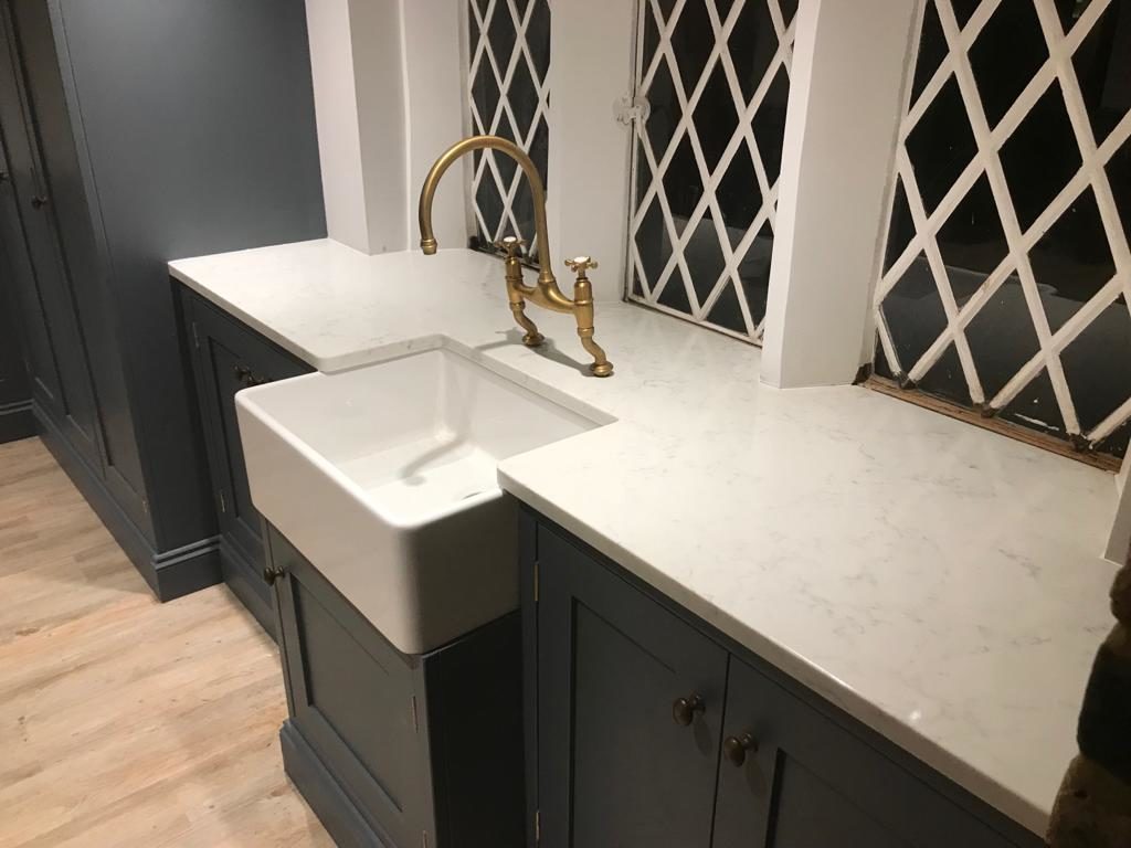 carrara quartz worktop