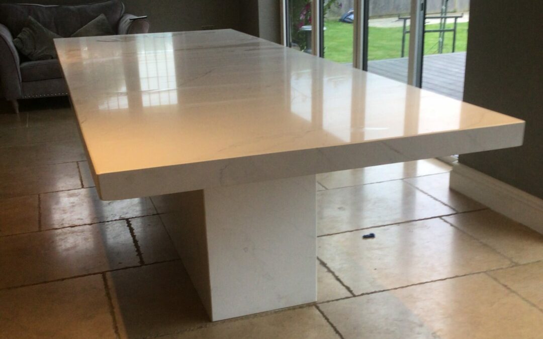 Quartz dining table