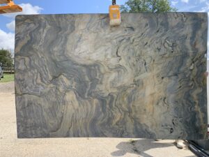 Van Gogh quartzite slab